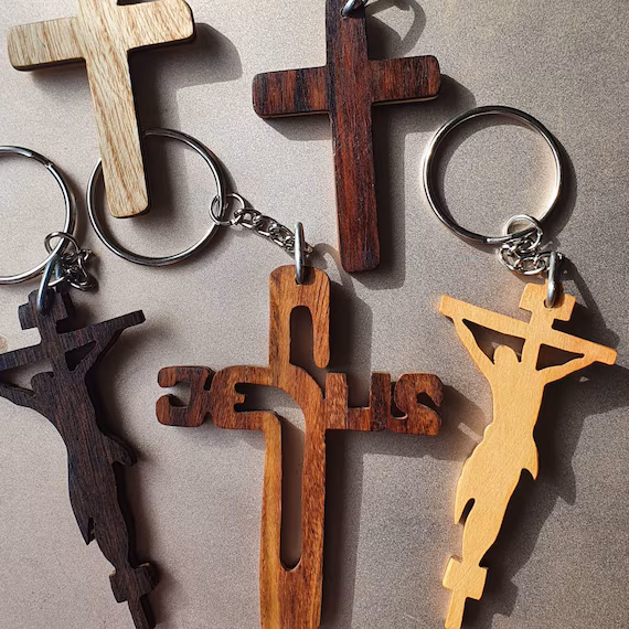 Cross Keychain